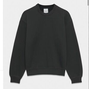 ARITZIA TNA Cozy Sweatfleece Perfect Crew Sweatshirt Cropped